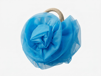 Rosantica Bloom Organza Floral Top Handle Bag – Sky Blue 🩵🌸 - MASTERPIECE