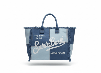 💙 Saint Barth Summer Paradise Tote Bag | Luxury Beach Shopper 🏖️ - MASTERPIECE