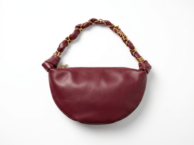 💜 Saint Laurent Le 5 À 7 Hobo Bag – Burgundy Leather Edition ✨ - MASTERPIECE