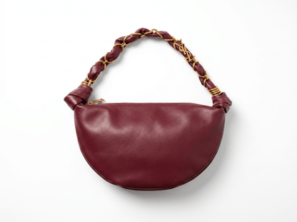 💜 Saint Laurent Le 5 À 7 Hobo Bag – Burgundy Leather Edition ✨ - MASTERPIECE