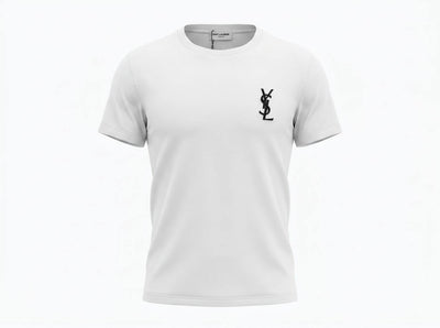 Saint Laurent White Logo T-Shirt 🤍✨🖤 - MASTERPIECE