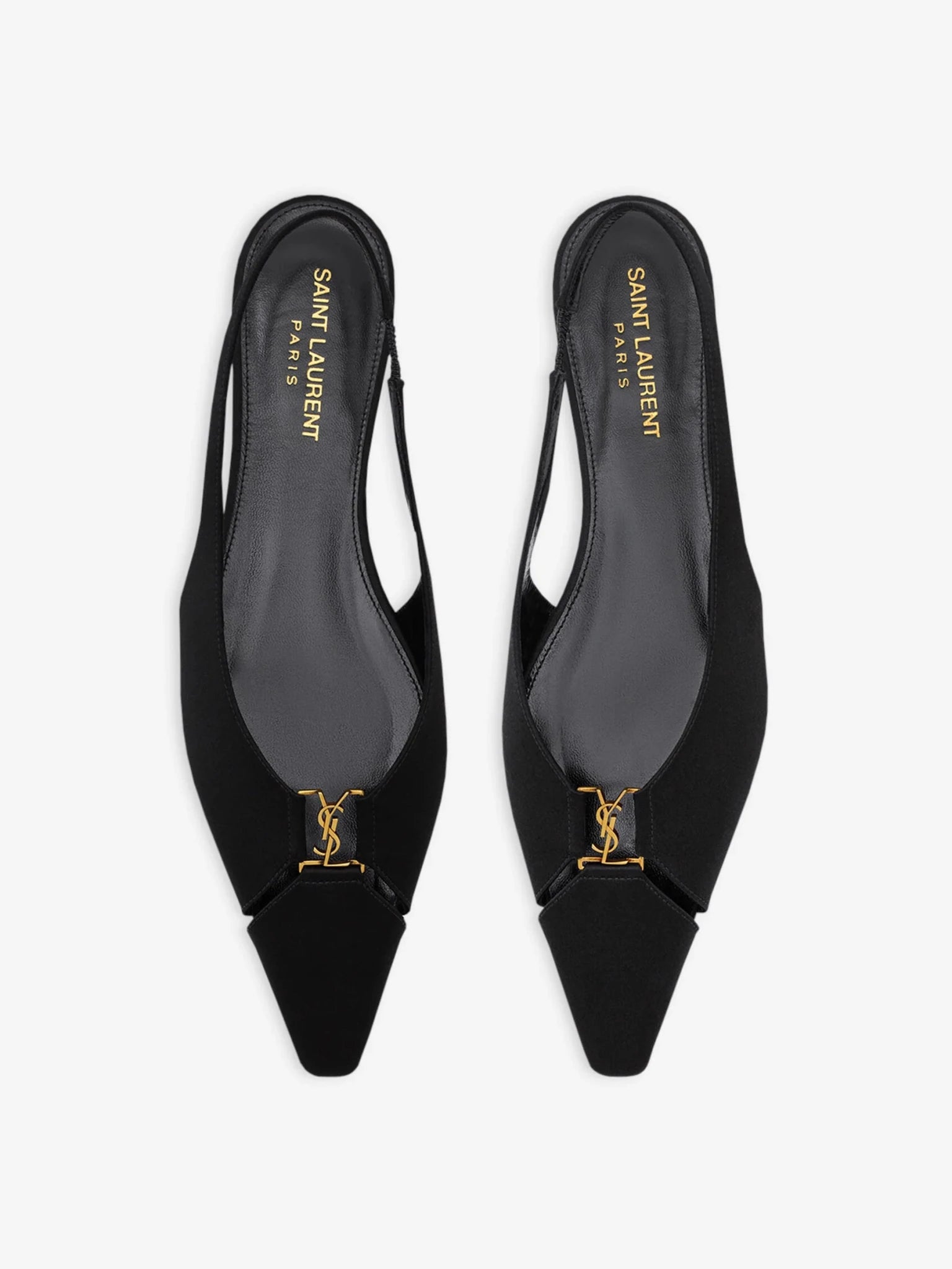 Saint Laurent YSL Slingback Flats 🖤✨ - MASTERPIECE