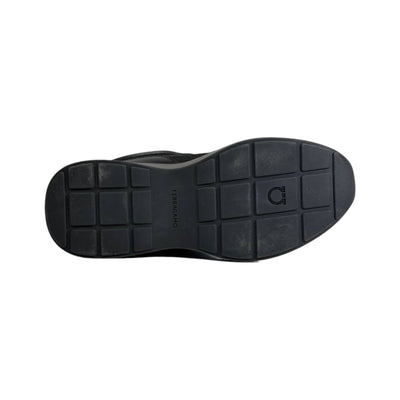 Salvatore Ferragamo All Black Sneakers – Luxury Modern Comfort Trainers 🖤👟 - MASTERPIECE