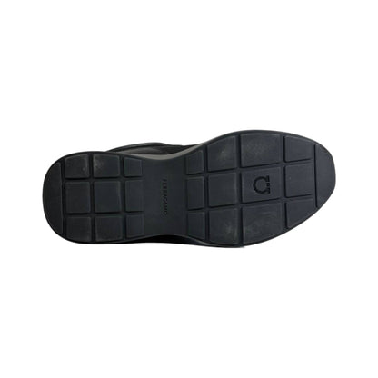 Salvatore Ferragamo All Black Sneakers – Luxury Modern Comfort Trainers 🖤👟 - MASTERPIECE