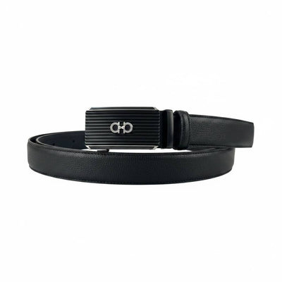 Salvatore Ferragamo Luxury Black Belt 120CM – Signature Gancini Buckle Premium Belt ✨🖤 - MASTERPIECE