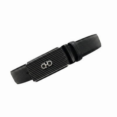 Salvatore Ferragamo Luxury Black Belt 120CM – Signature Gancini Buckle Premium Belt ✨🖤 - MASTERPIECE