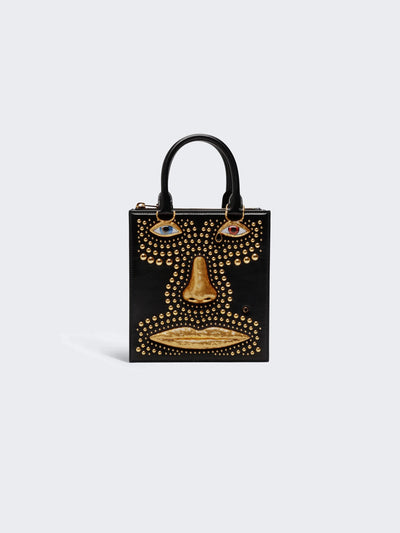 Schiaparelli Box Bag – Black Studded 👁️🖤limited edition - MASTERPIECE
