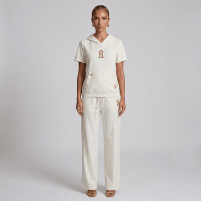 Schiaparelli Ivory Keyhole Tracksuit Set 🤍🔑✨🔥 - MASTERPIECE