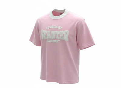Seanter Oversized Graphic T-Shirt – Baby Pink Edition 🌸✨ - MASTERPIECE