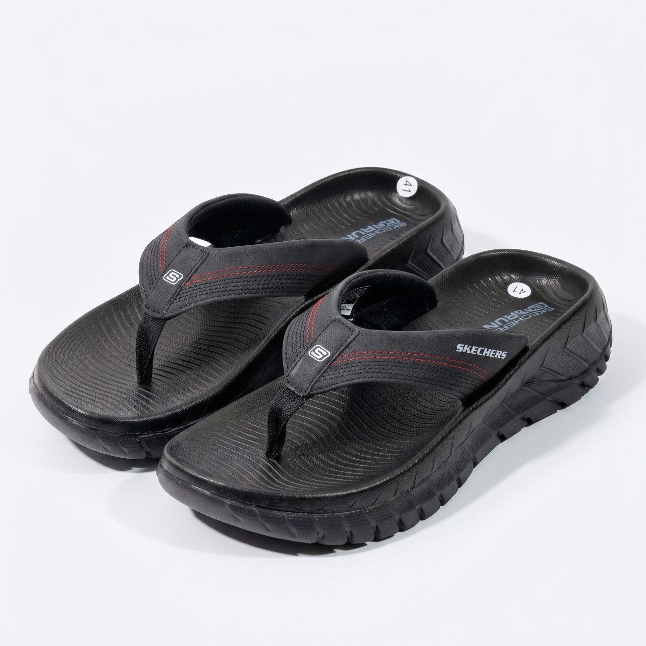 ⚫ Skechers GoRun Performance Flip Flops | Lightweight Cushioned Comfort 👣 - MASTERPIECE