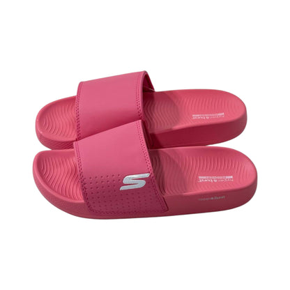 💖 Skechers Hyper Burst Recovery Slides – Pink Edition 🌸☁️ - MASTERPIECE