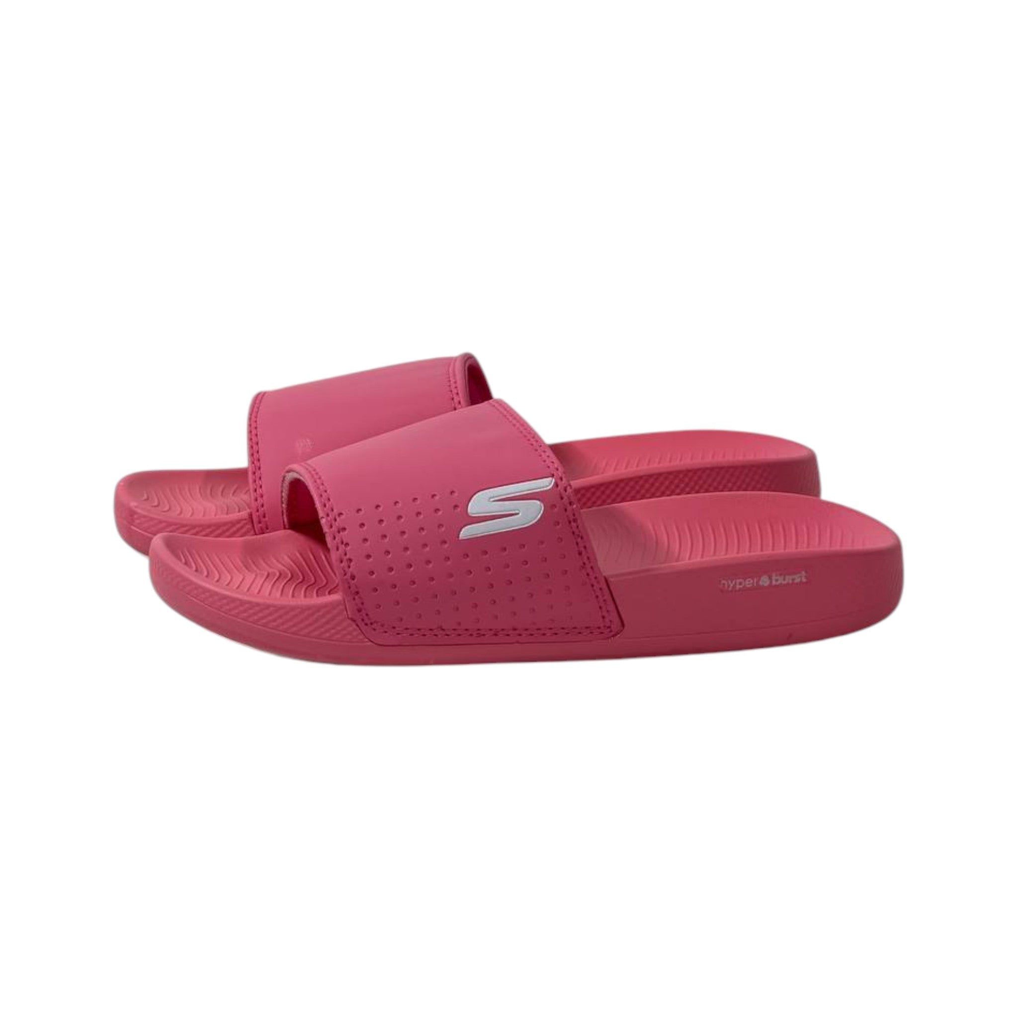 💖 Skechers Hyper Burst Recovery Slides – Pink Edition 🌸☁️ - MASTERPIECE