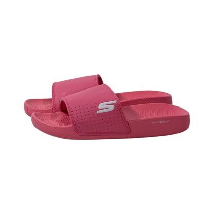 💖 Skechers Hyper Burst Recovery Slides – Pink Edition 🌸☁️ - MASTERPIECE