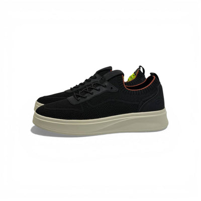 Skechers Knit Comfort Sneakers – Black Lightweight Walking Shoes 👟🖤 | Breathable Everyday Trainers - MASTERPIECE