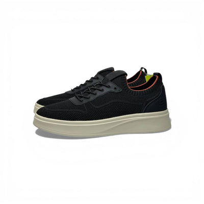 Skechers Knit Comfort Sneakers – Black Lightweight Walking Shoes 👟🖤 | Breathable Everyday Trainers - MASTERPIECE