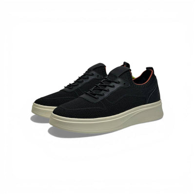 Skechers Knit Comfort Sneakers – Black Lightweight Walking Shoes 👟🖤 | Breathable Everyday Trainers - MASTERPIECE