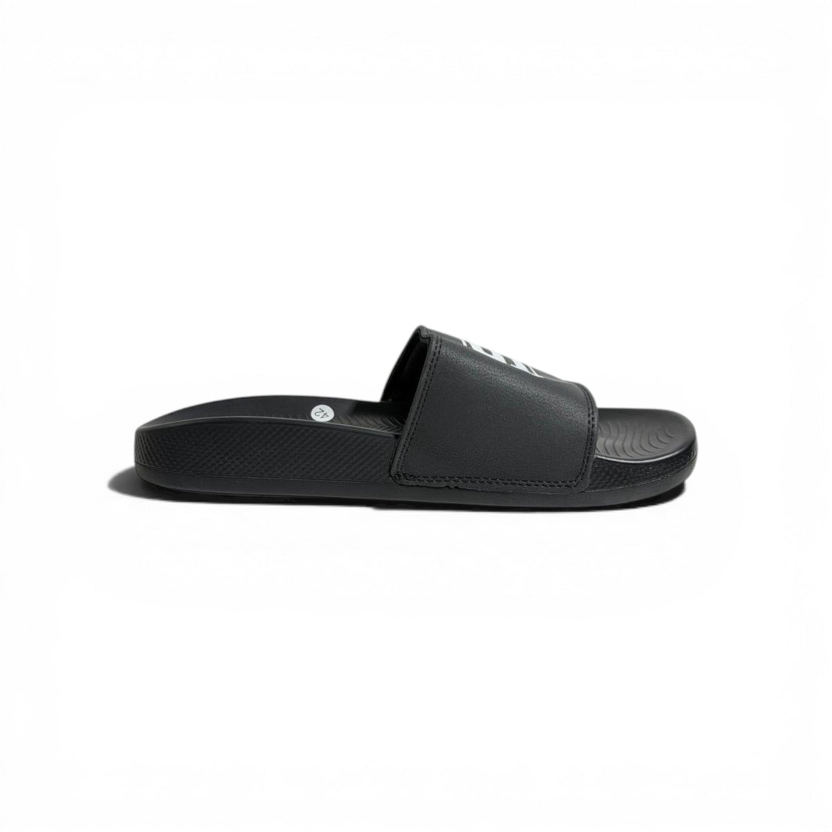 🖤⚡ Skechers Logo Comfort Slides – Black Signature Slides | Everyday Wear - MASTERPIECE