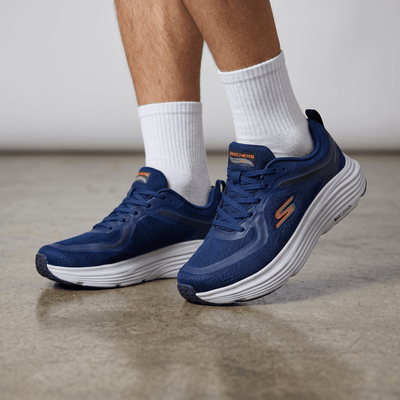 💙 Skechers Max Cushioning Running Shoes – Navy Blue - MASTERPIECE