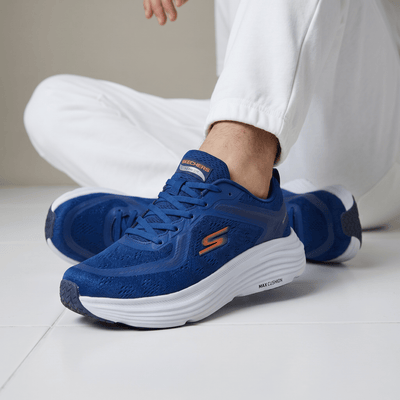 💙 Skechers Max Cushioning Running Shoes – Navy Blue - MASTERPIECE