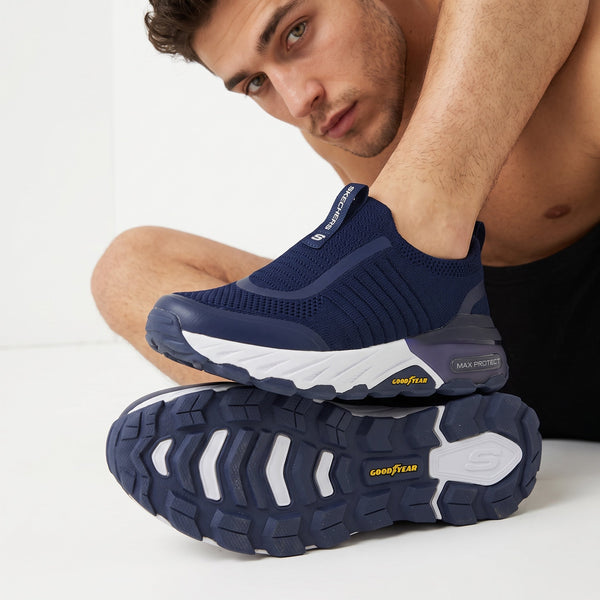 Skechers Max Protect – Navy Slip-On Sneaker 👟