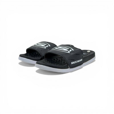 🖤⚪ Skechers Slides – Air Comfort Dual Tone Edition 🔥🩴 - MASTERPIECE