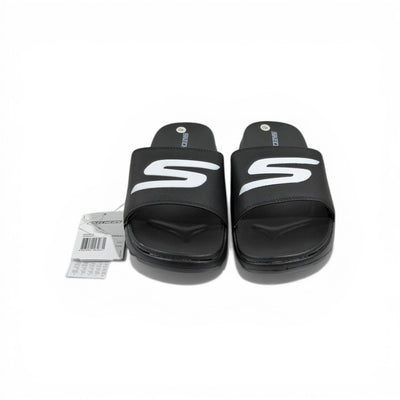 🖤⚡ Skechers Slides – Black Comfort Edition 🩴🔥 - MASTERPIECE