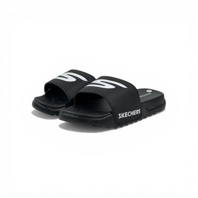 🖤⚡ Skechers Slides – Black Comfort Edition 🩴🔥 - MASTERPIECE