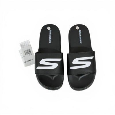 🖤⚡ Skechers Slides – Black Comfort Edition 🩴🔥 - MASTERPIECE