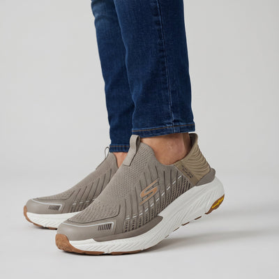 Skechers Slip-Ons – Taupe Performance Runner 👟 - MASTERPIECE