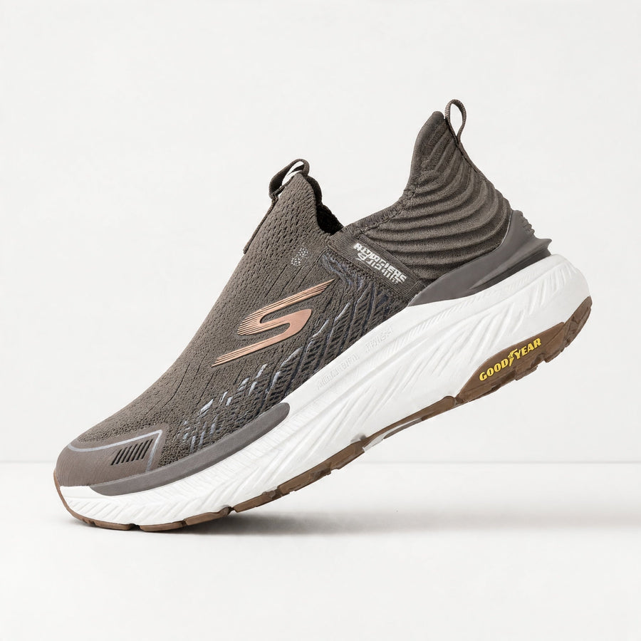 Skechers Slip‑Ins Runner – Taupe Brown