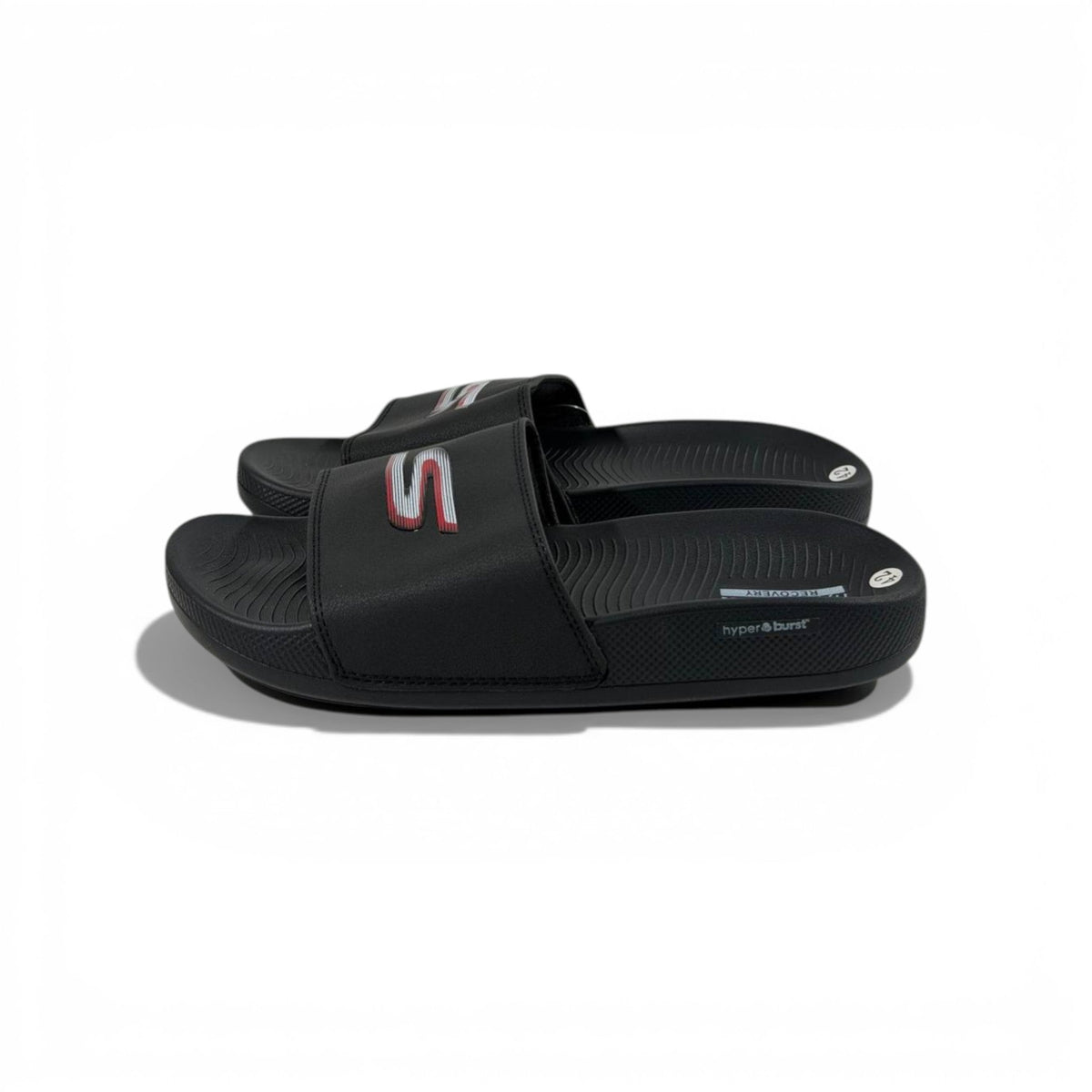 ⚡ Skechers Sport Slides – Black Performance Edition 🖤🔥 - MASTERPIECE