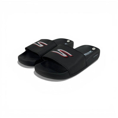 ⚡ Skechers Sport Slides – Black Performance Edition 🖤🔥 - MASTERPIECE
