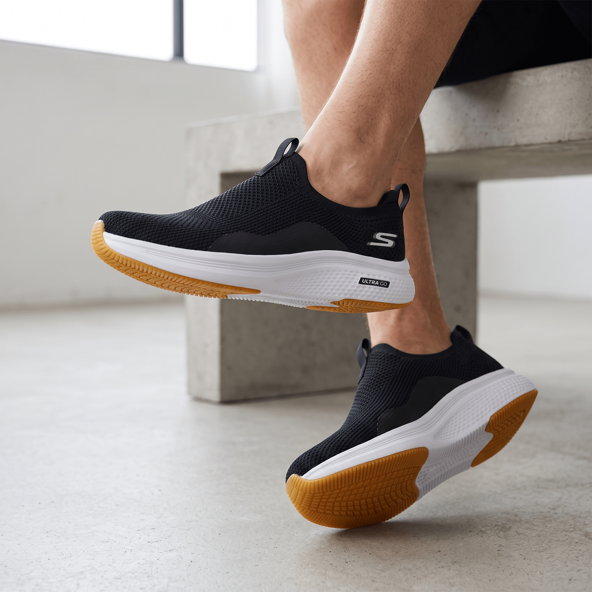 🖤 Skechers Ultra Go Slip-On Sneakers – Black - MASTERPIECE