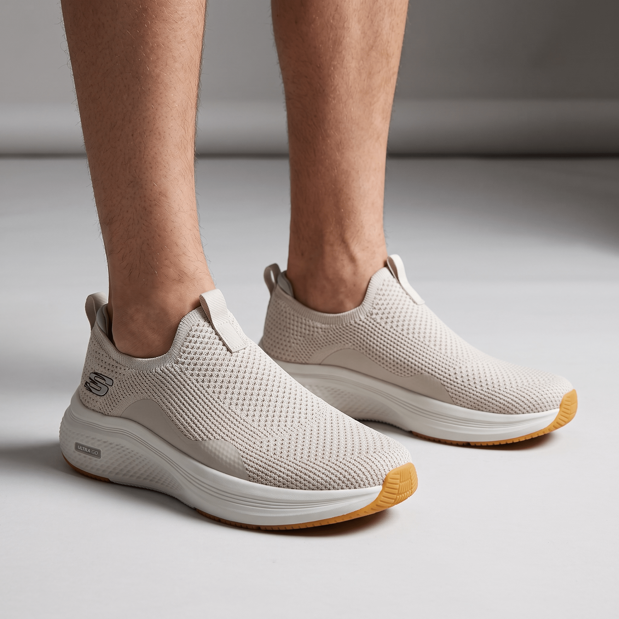 🤍 Skechers Ultra Go Slip-On Sneakers – Cream White - MASTERPIECE