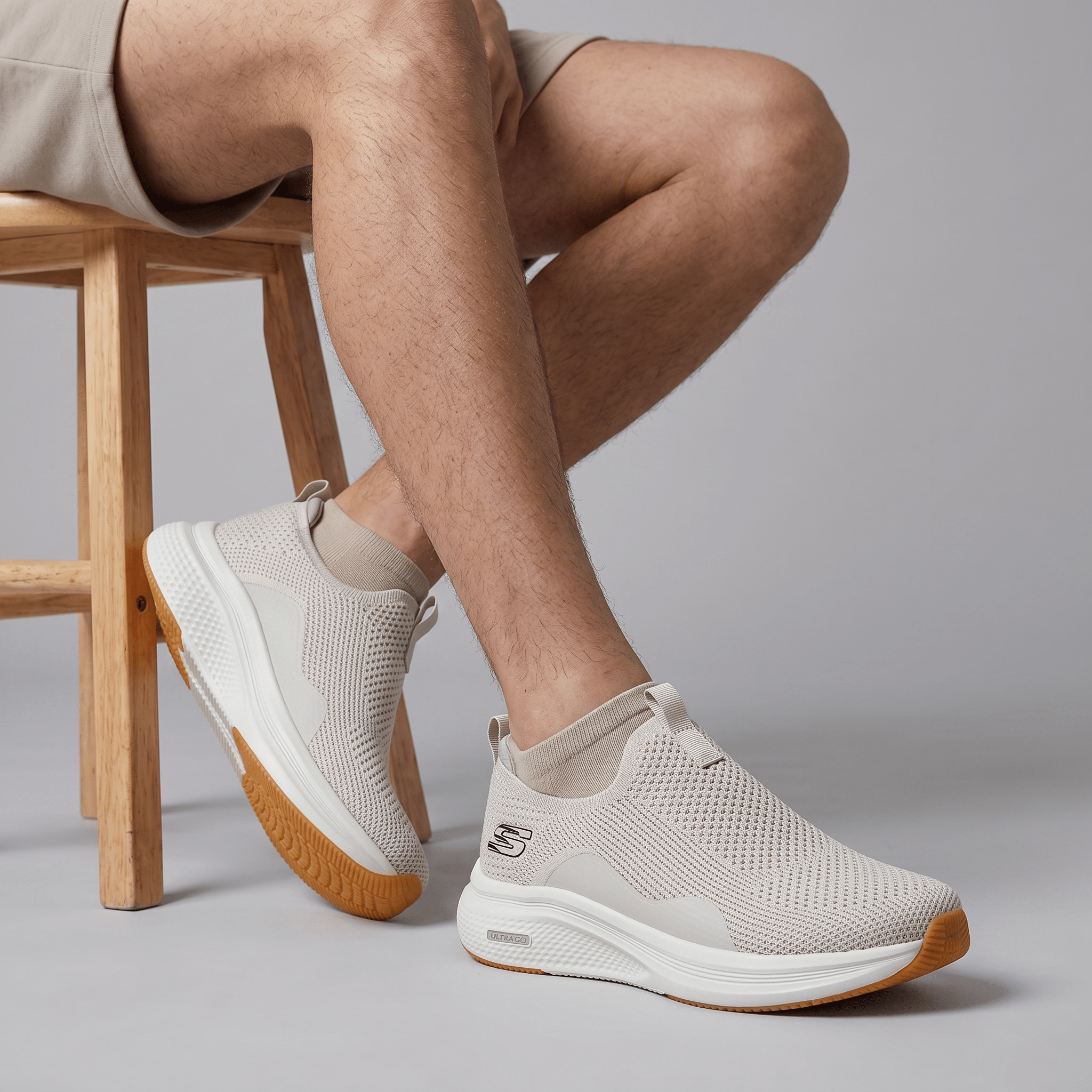 🤍 Skechers Ultra Go Slip-On Sneakers – Cream White - MASTERPIECE