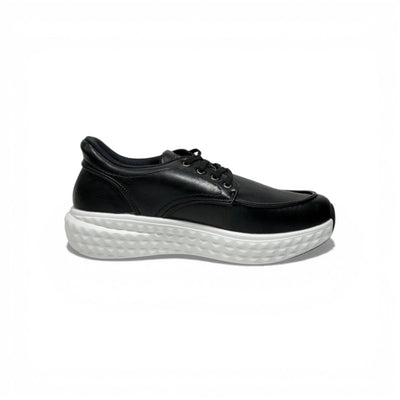 Skechers Ultra Light Leather Sneakers – Black Classic Comfort Shoes 🖤👞 | Lightweight Casual Walking Shoes - MASTERPIECE