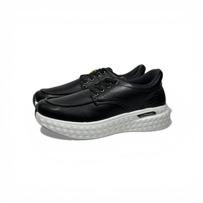 Skechers Ultra Light Leather Sneakers – Black Classic Comfort Shoes 🖤👞 | Lightweight Casual Walking Shoes - MASTERPIECE