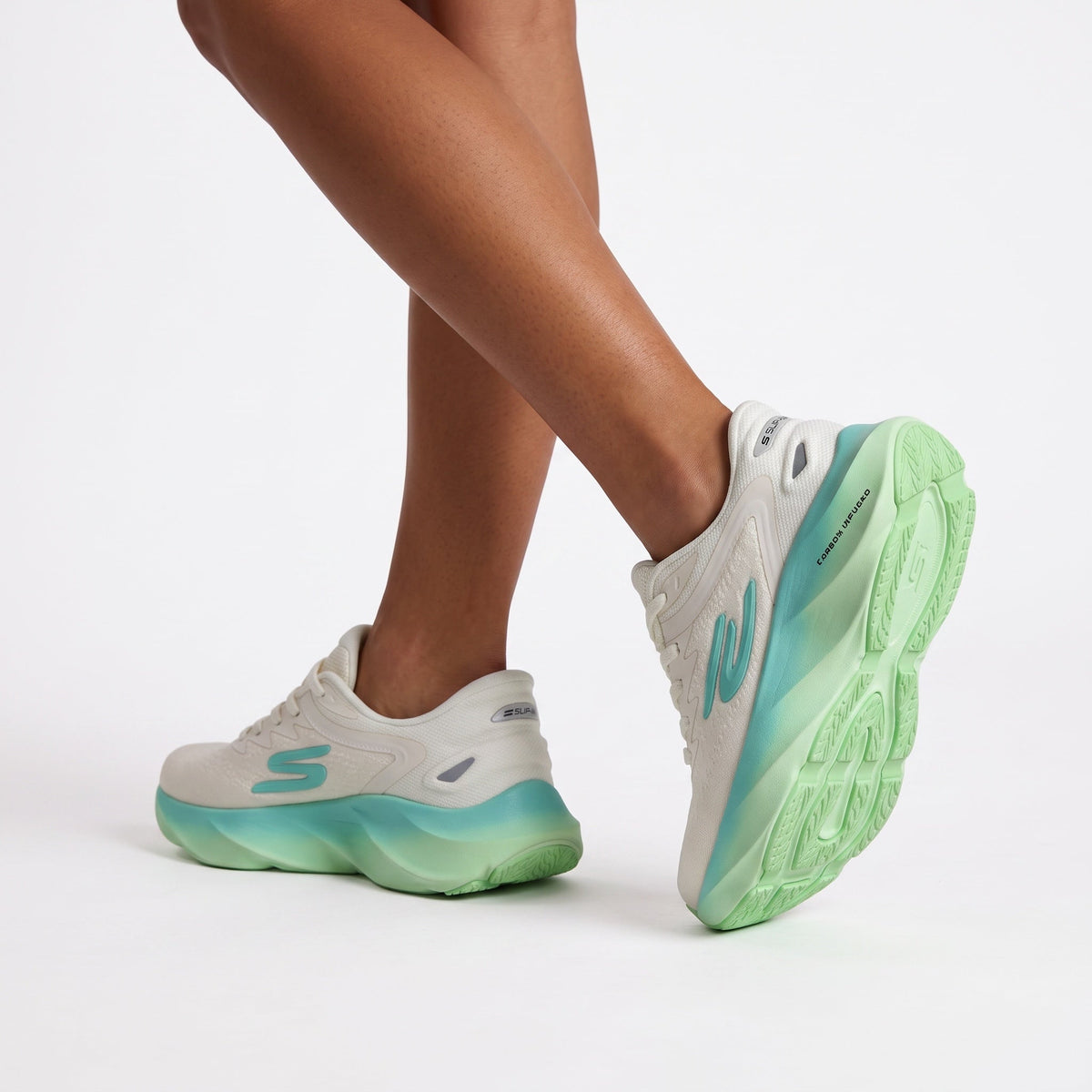 Skechers Wave Runner Platform – Mint Gradient 👟🌊 - MASTERPIECE