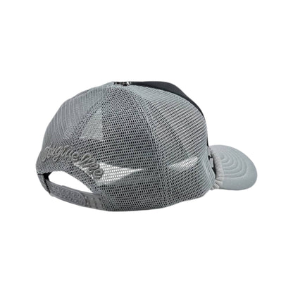 🖤 SYNA Style Black & Grey Trucker Cap | Bold Logo Streetwear Hat 🧢 - MASTERPIECE