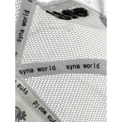 🤍 SYNA Style White Trucker Cap | Bold Logo Streetwear Hat 🧢 - MASTERPIECE
