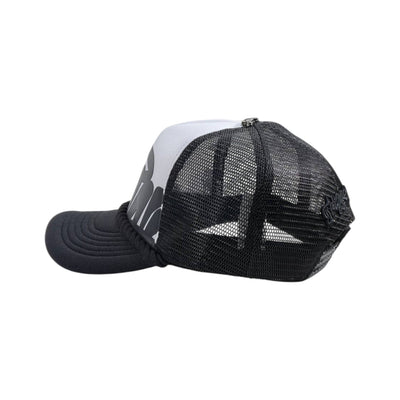 ⚫ Syna Trucker Cap | Black & White Streetwear Hat with Bold Graphic 🔥 - MASTERPIECE