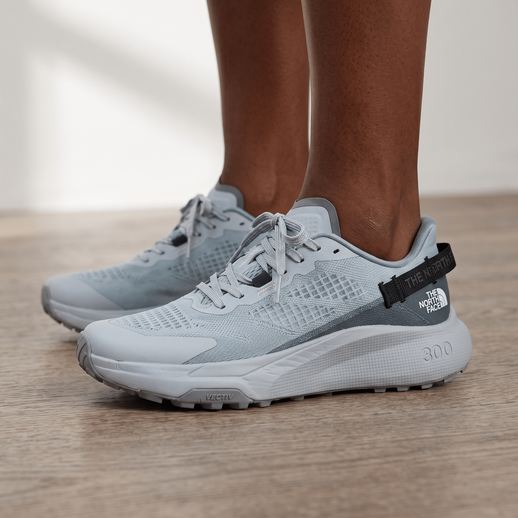 🤍 The North Face VECTIV 300 – Glacier Grey Trail Running Shoes - MASTERPIECE
