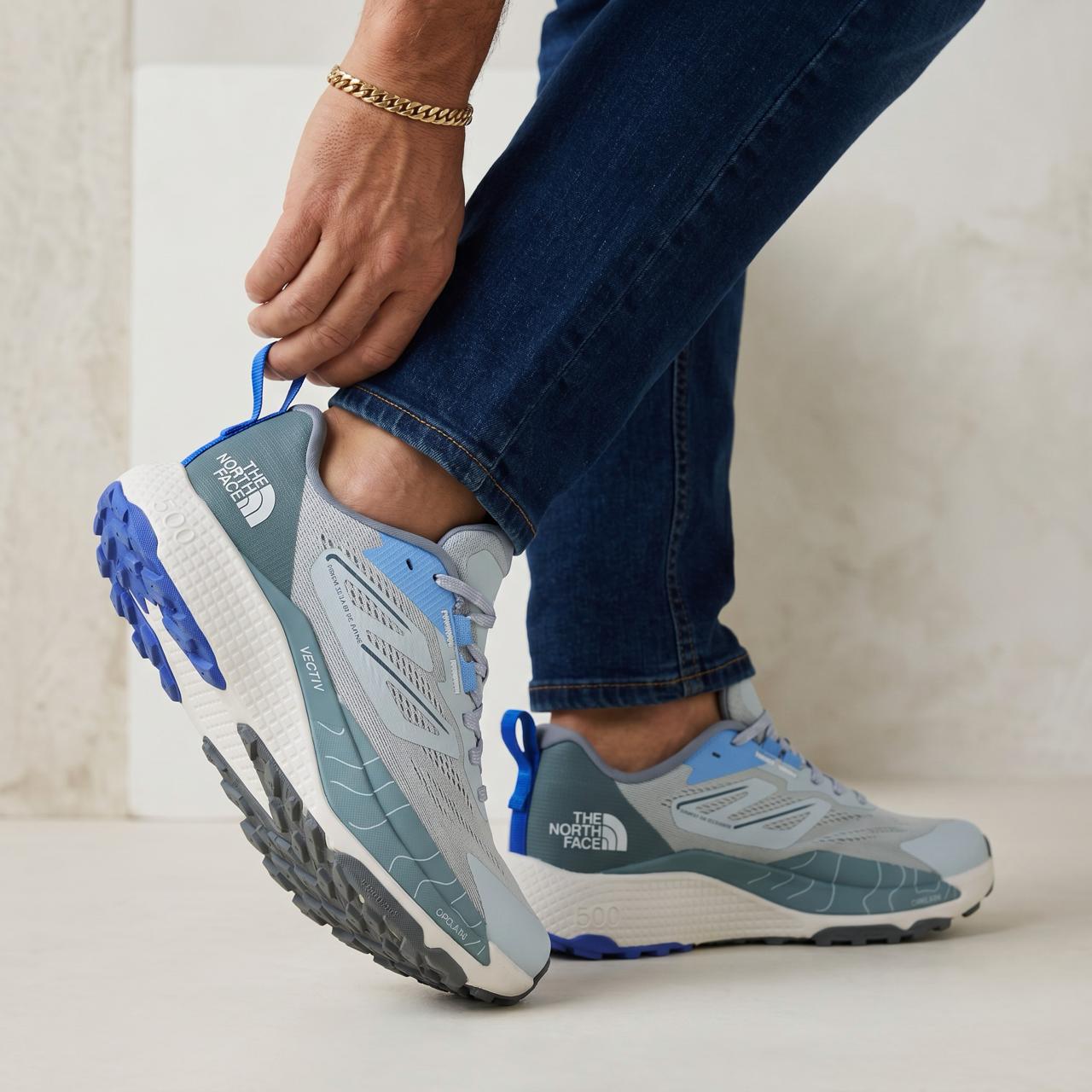 👟 The North Face VECTIV™ Trail Running Shoes – Grey & Blue - MASTERPIECE