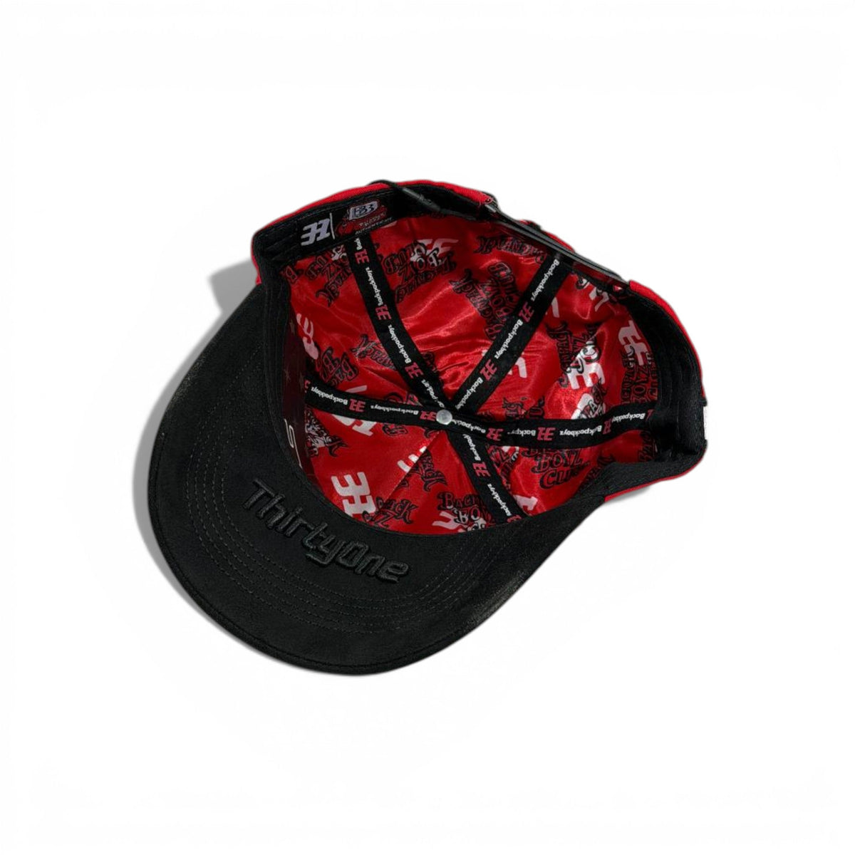 Thirty One Graphic Baseball Cap — Red & Black - MASTERPIECE