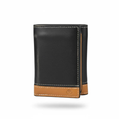 TIMBERLAND Leather Trifold Wallet 🖤🤎🌲 | Rugged Style & Everyday Function - MASTERPIECE