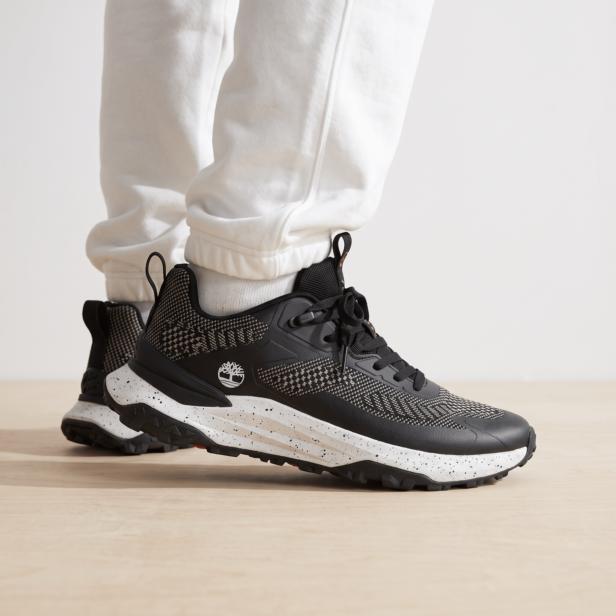 Timberland Trail Running Shoes – Black / White Speckled Sole - MASTERPIECE