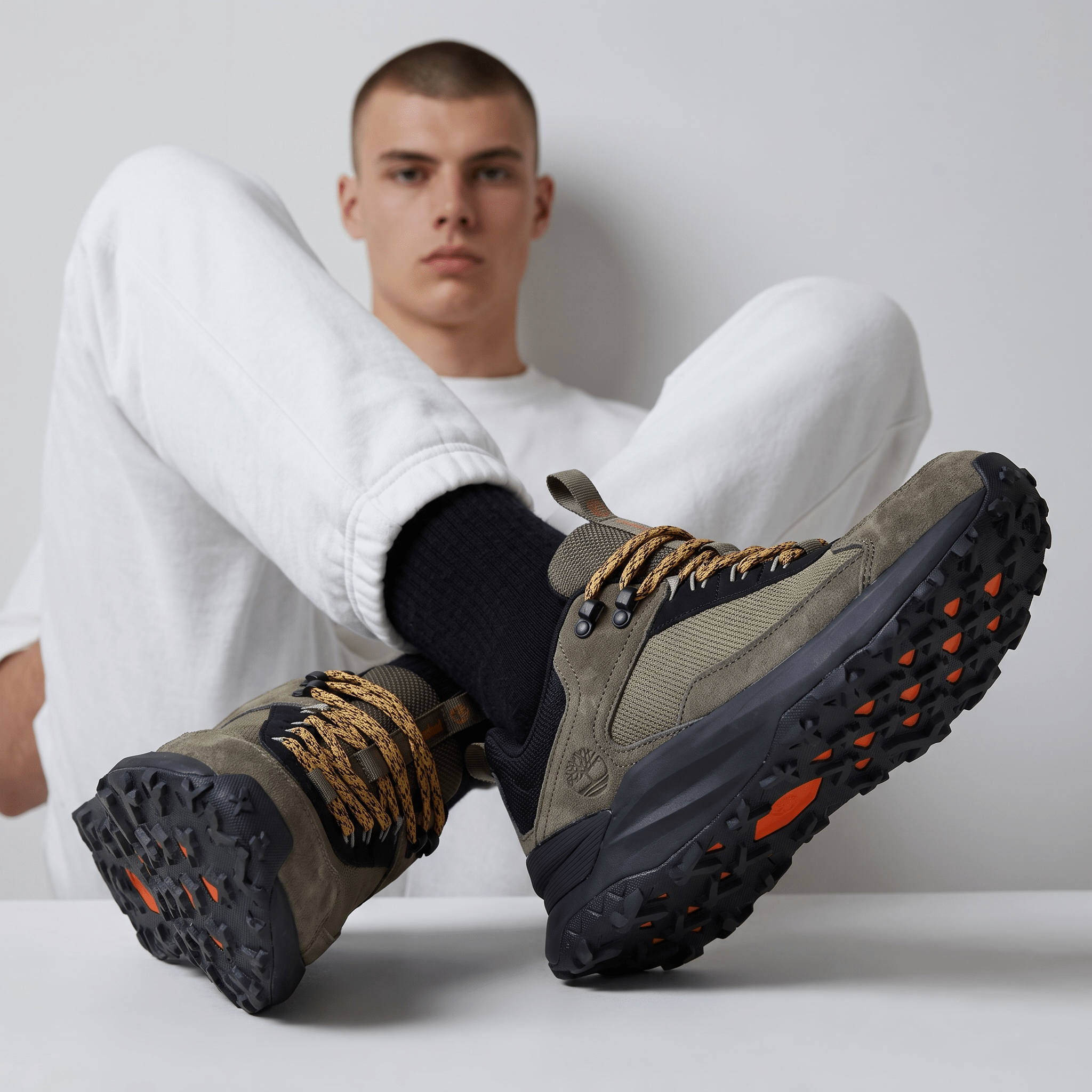 Timberland Trail Running Shoes – Olive Green / Black - MASTERPIECE