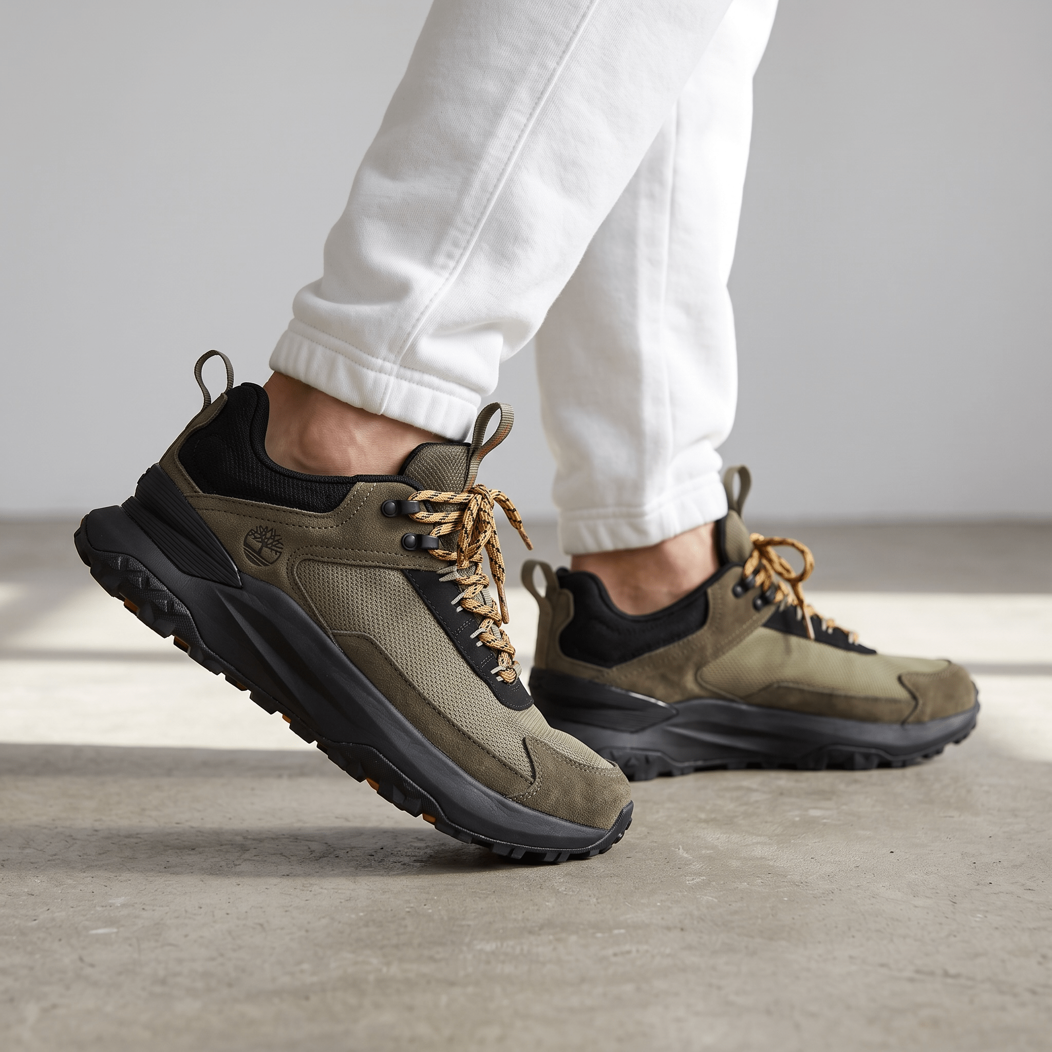 Timberland Trail Running Shoes – Olive Green / Black - MASTERPIECE