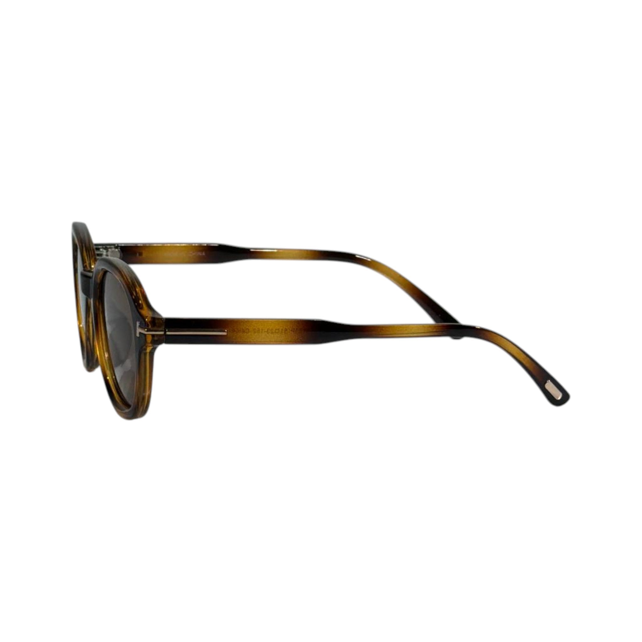 Tom Ford Inspired Tortoiseshell Round Sunglasses – Vintage Luxury 🤎✨ - MASTERPIECE