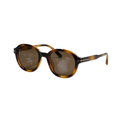 Tom Ford Inspired Tortoiseshell Round Sunglasses – Vintage Luxury 🤎✨ - MASTERPIECE
